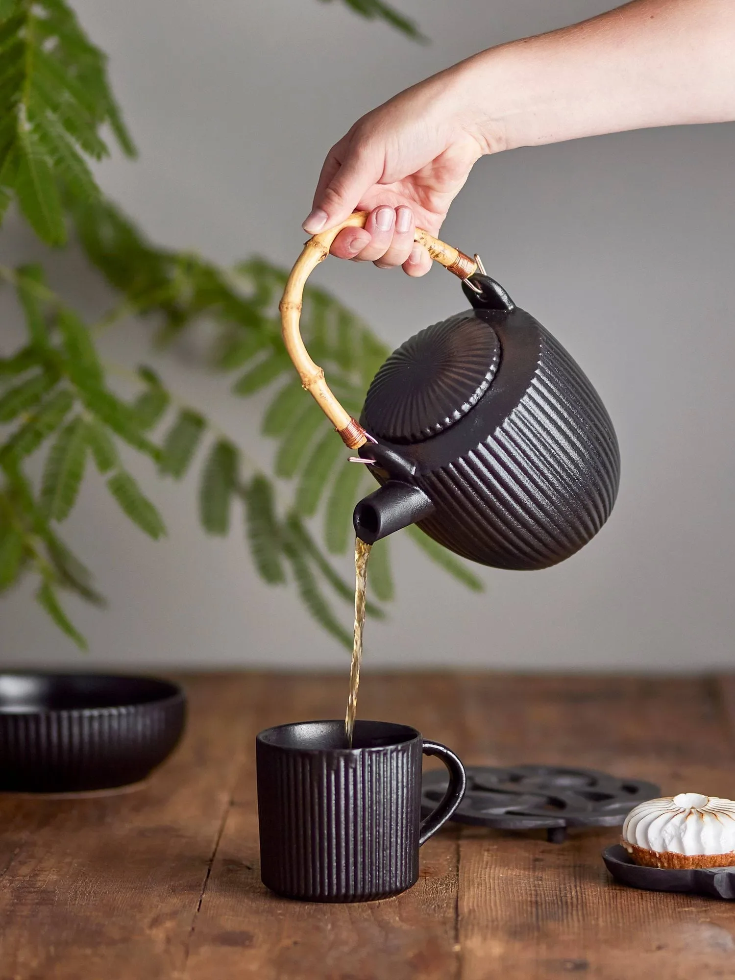 Neri tasse, Noir, 35 cl Bloomingville