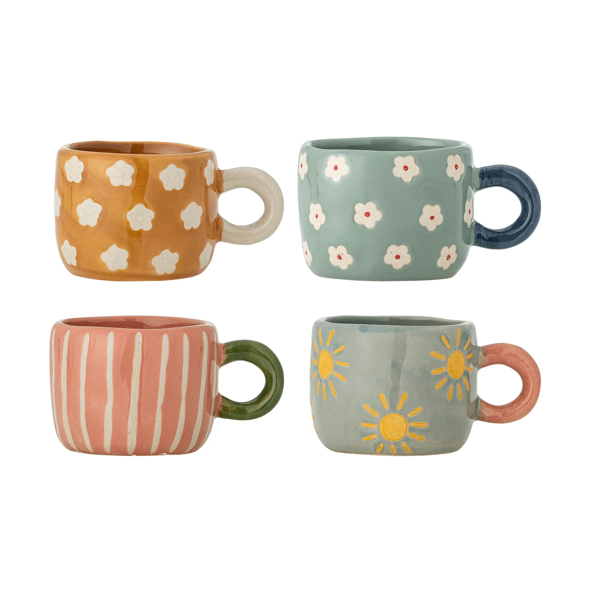 Nini tasse, Multicolore, 4 pièces Bloomingville