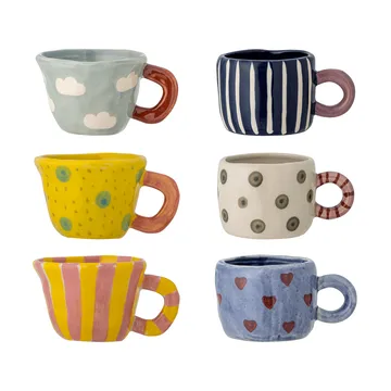 Nini tasse - Multicolore, 6 pièces - Bloomingville