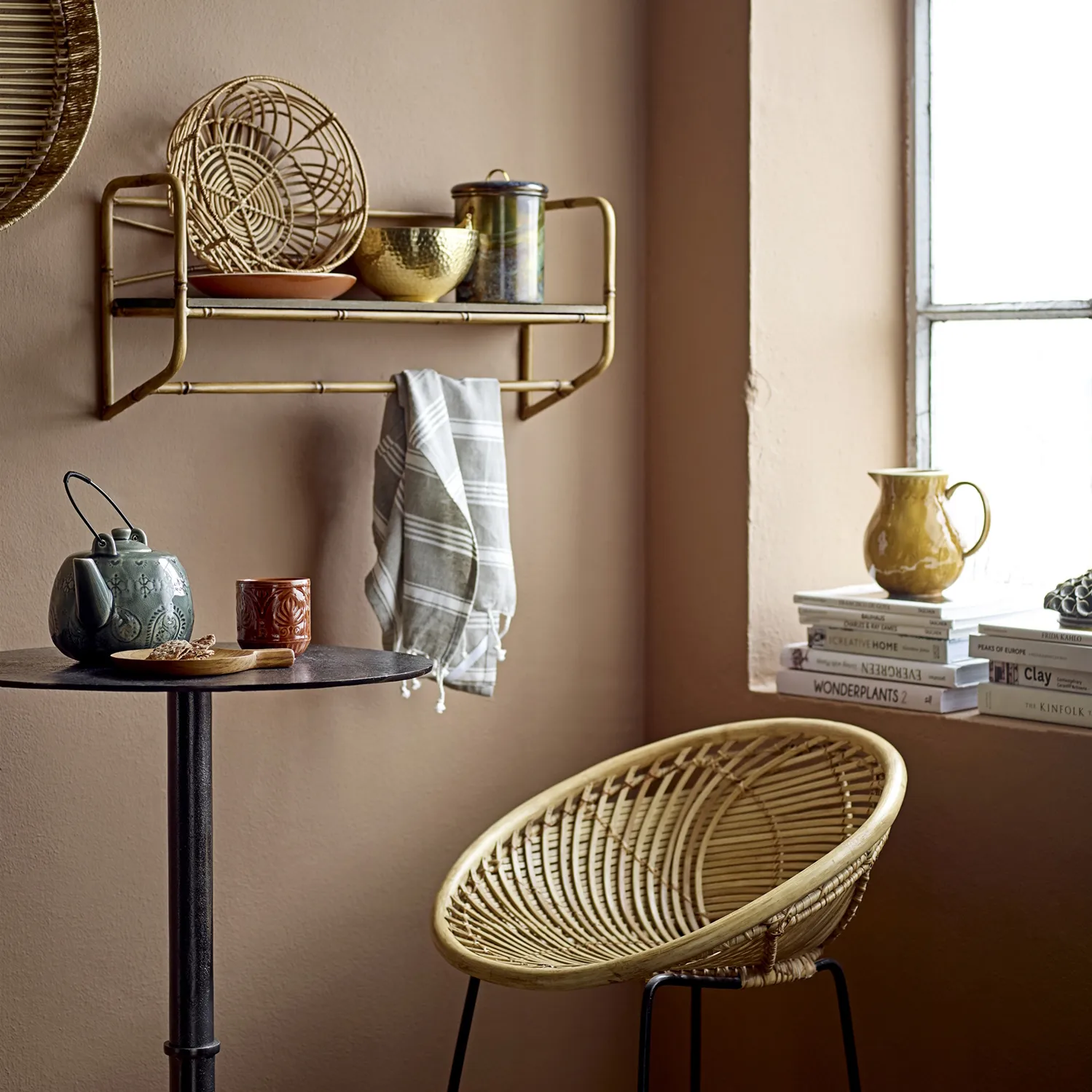 Panier à pain rotin Bloomingville Lot de 2, Nature Bloomingville