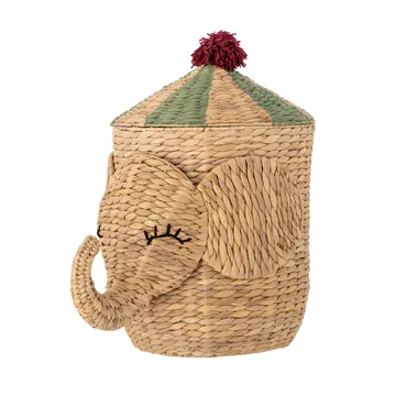 Panier Bobo avec couvercle 35x50 cm - Naturel - Bloomingville