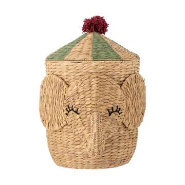 Panier Bobo avec couvercle 35x50 cm - Naturel - Bloomingville