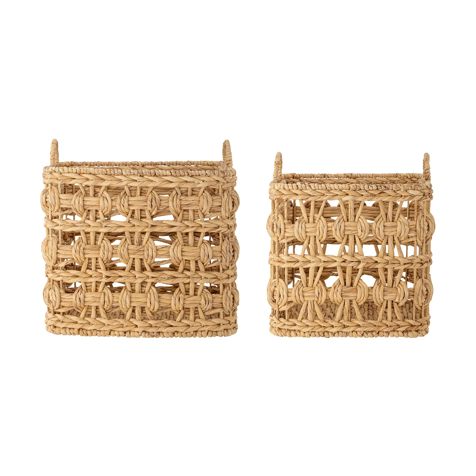 Panier de rangement à poignées Marnie 2 pièces, Jacinthe d’eau Bloomingville