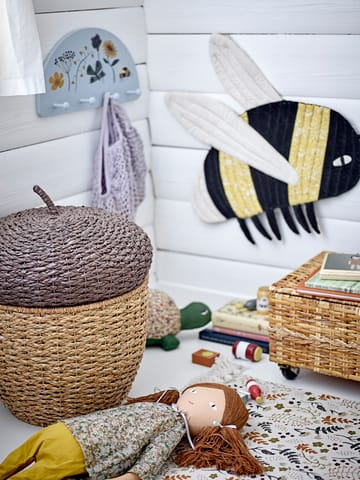 Panier de rangement avec couvercle Finus Ø43,5 cm - Marron - Bloomingville