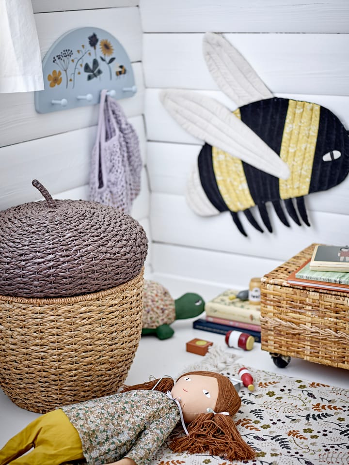 Panier de rangement avec couvercle Finus Ø43,5 cm - Marron - Bloomingville