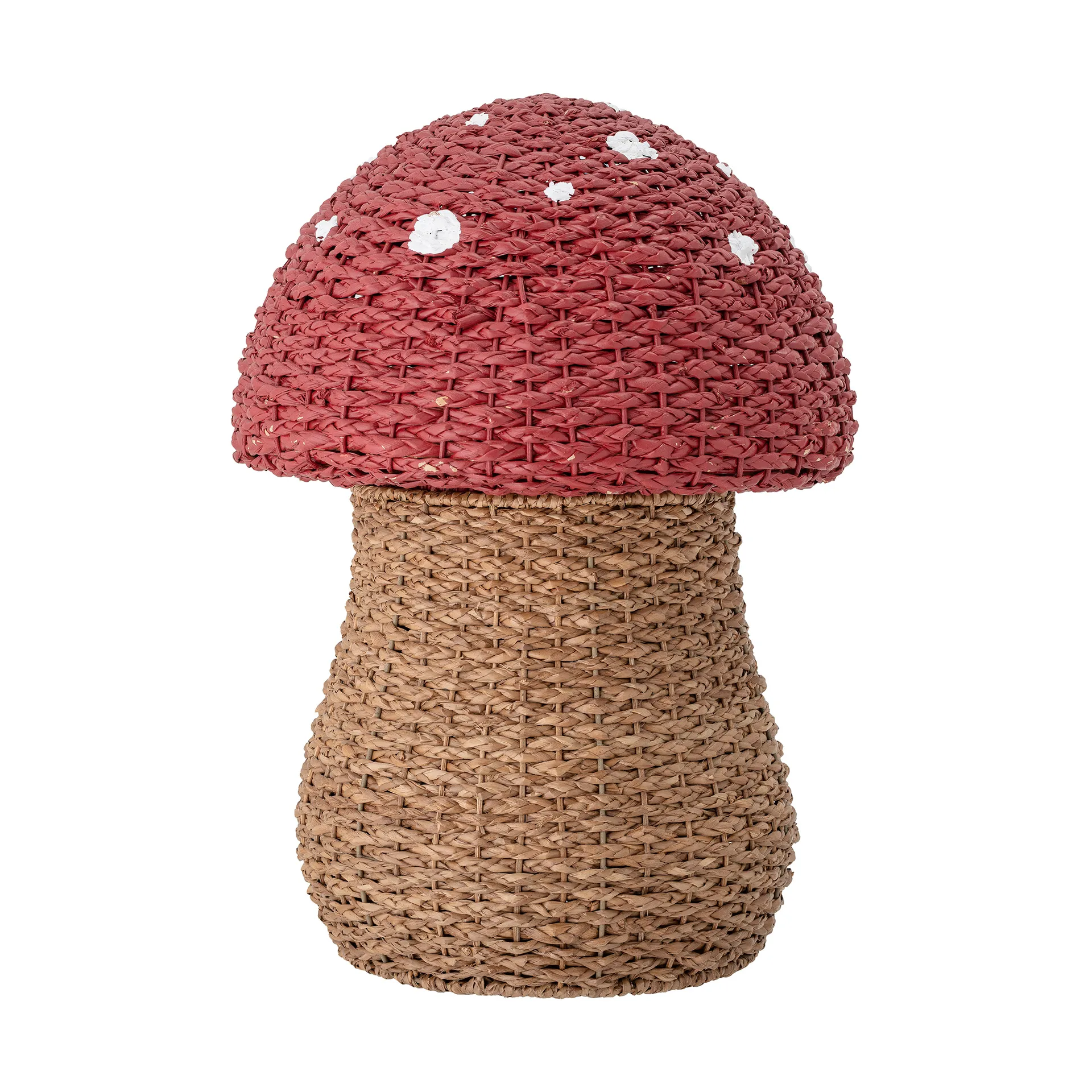 Panier de rangement Corintha avec couvercle Ø43x61 cm, Rouge Bloomingville