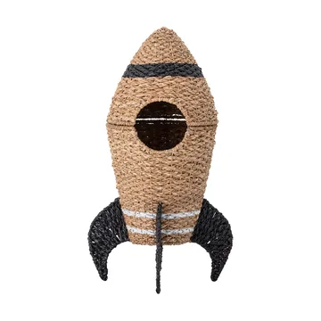 Panier de rangement Cosmina avec couvercle Ø40x68,5 cm - Nature - Bloomingville