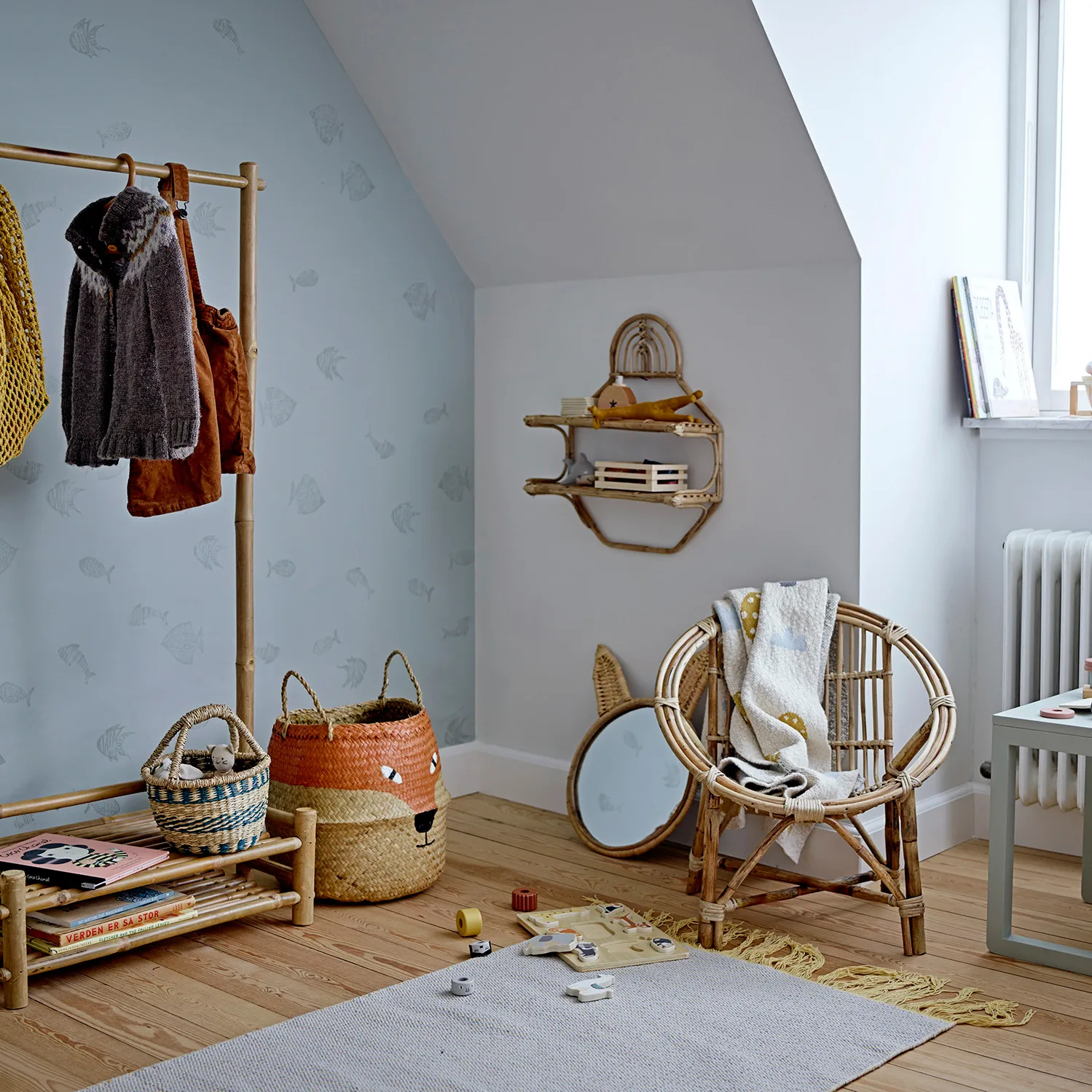 Panier de rangement Fritse renard, Ø35 cm Bloomingville