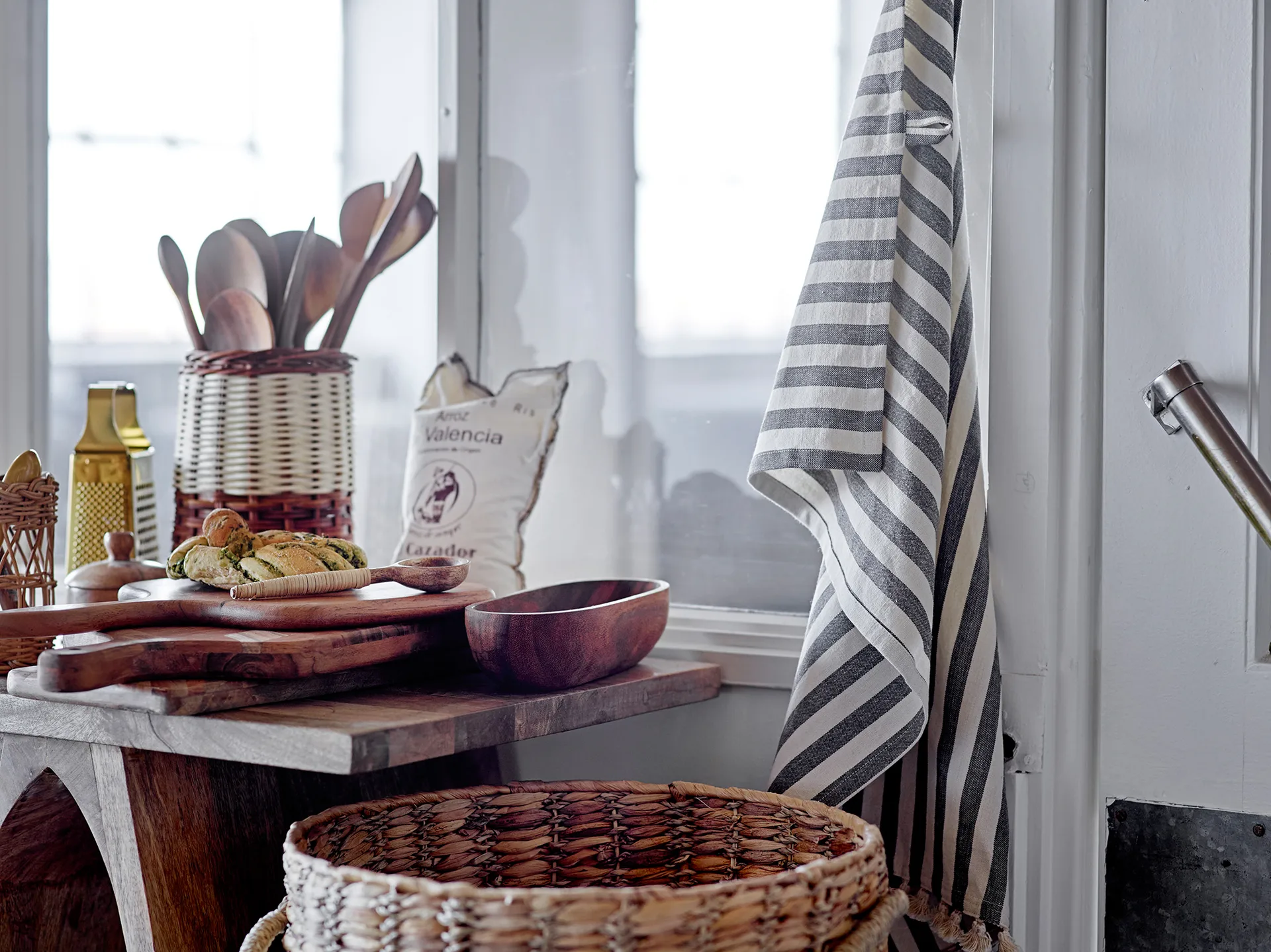 Panier de rangement Jala 2 Pièces, Marron Bloomingville