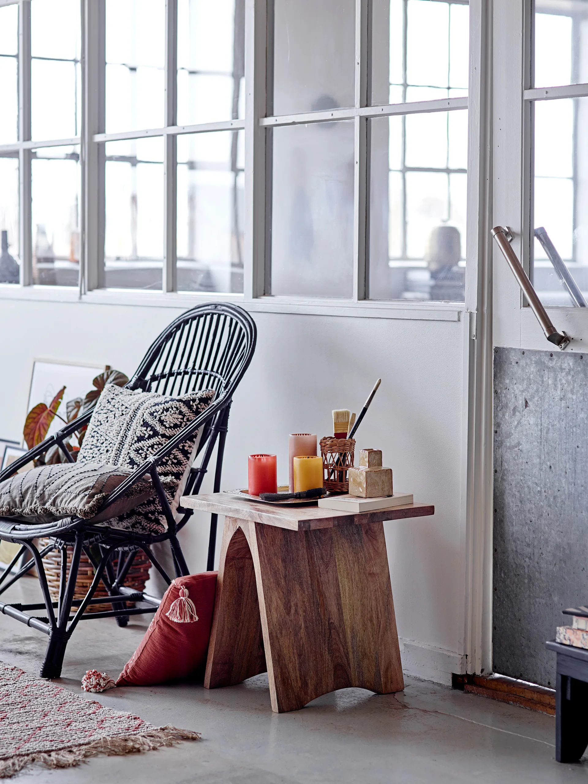 Panier de rangement Jala 2 Pièces, Marron Bloomingville