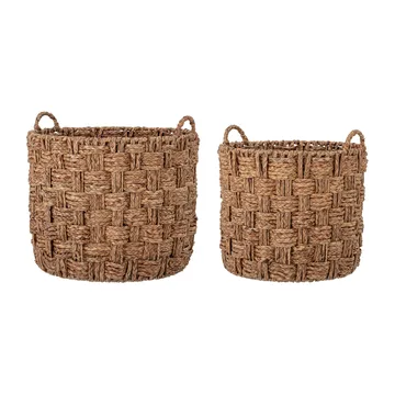 Panier de rangement Kasia 2 Pièces - Marron - Bloomingville