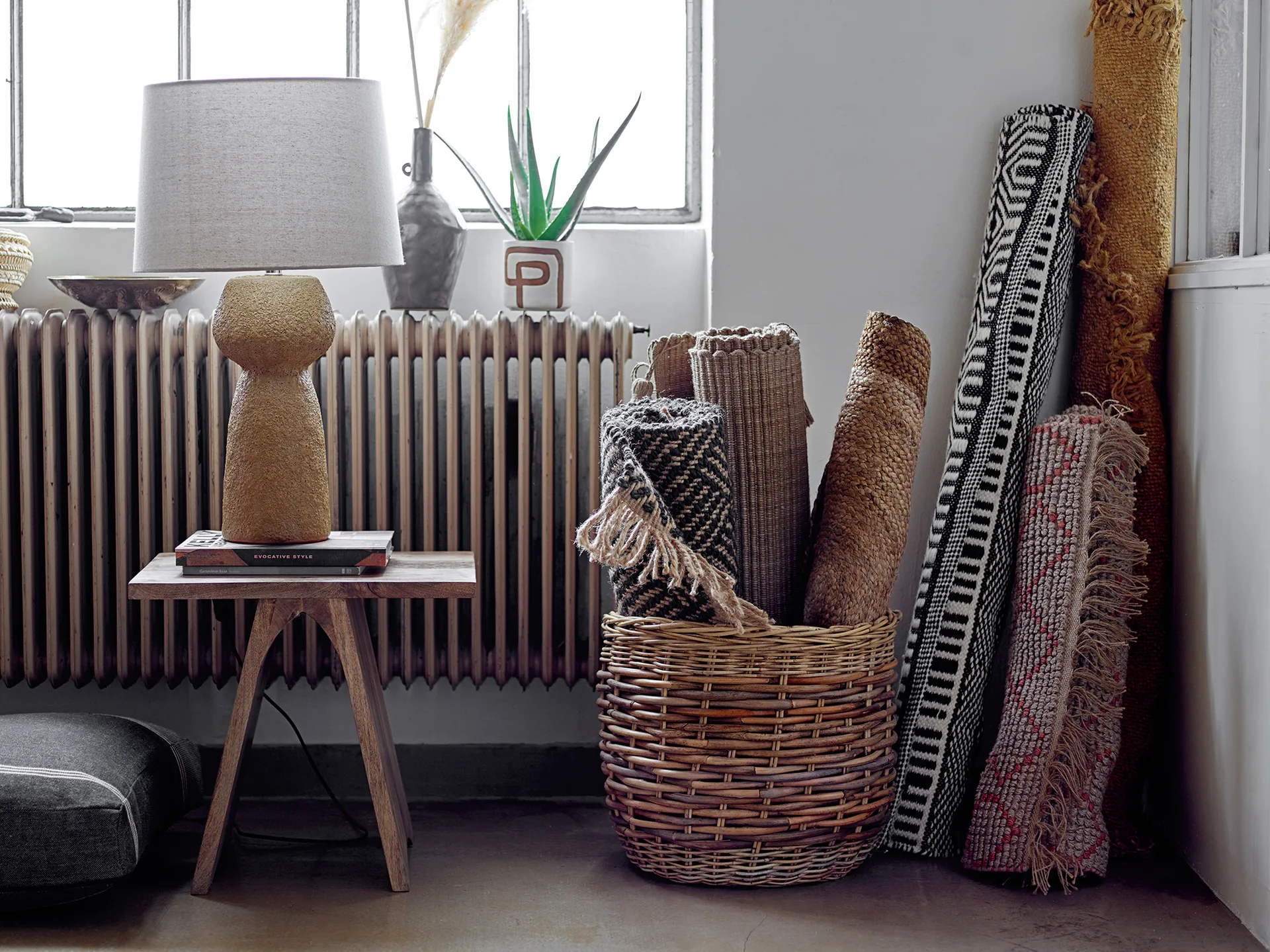 Panier de rangement Lalou 2 Pièces, Marron Bloomingville