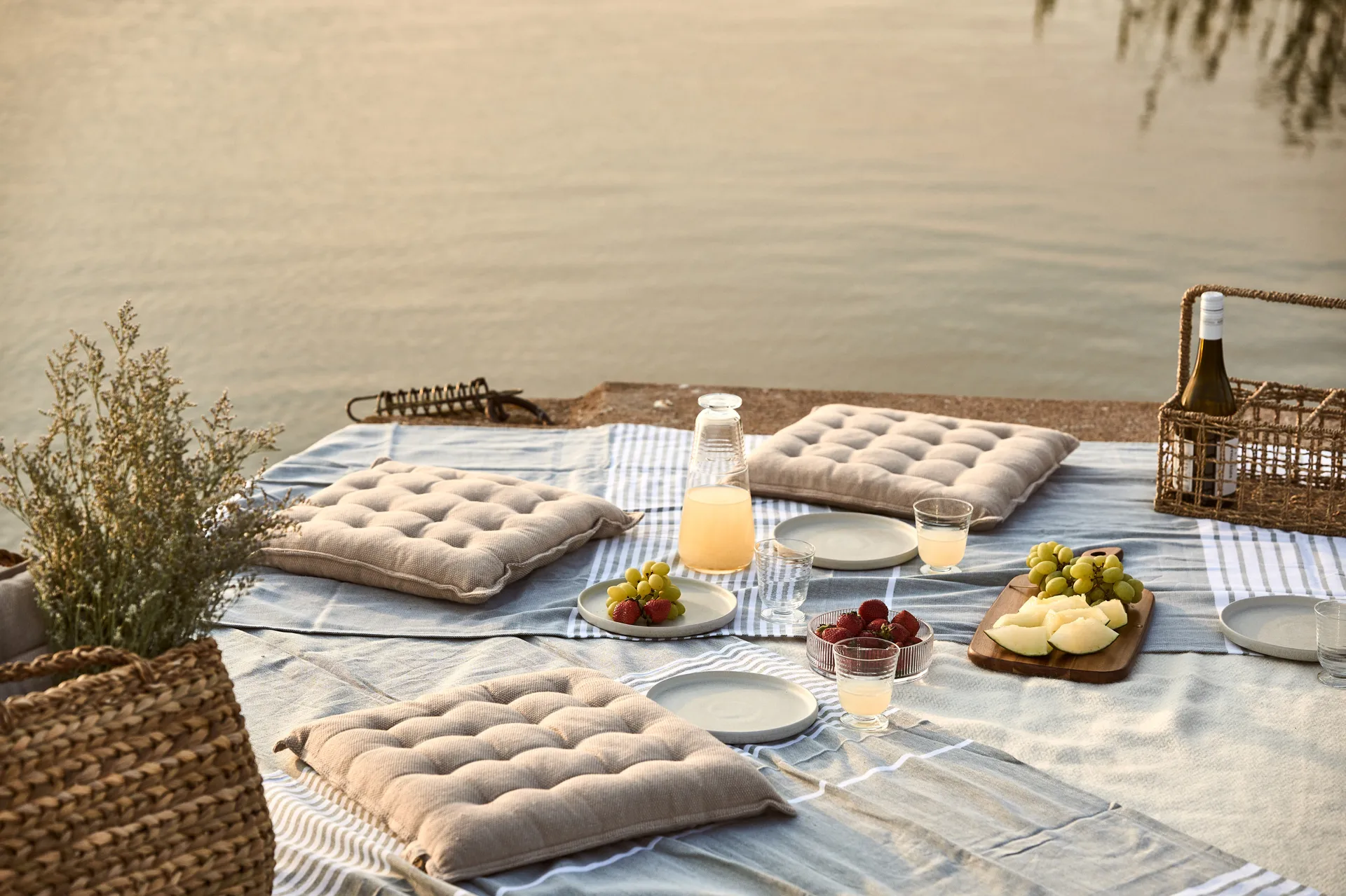 Panier de rangement Nela 20x30 cm, Nature Bloomingville