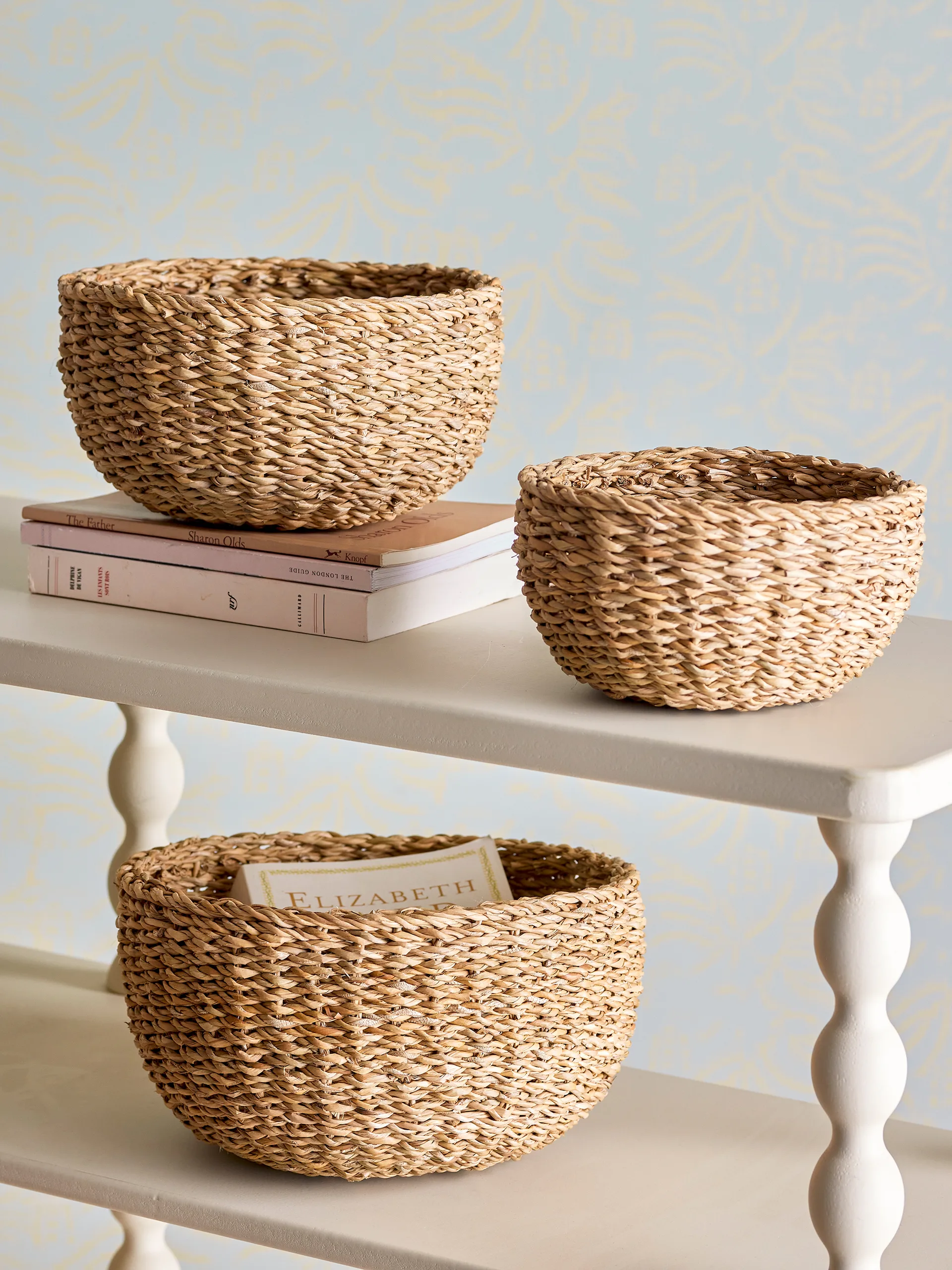 Panier Lalo set de 3 pièces, Algue Bloomingville