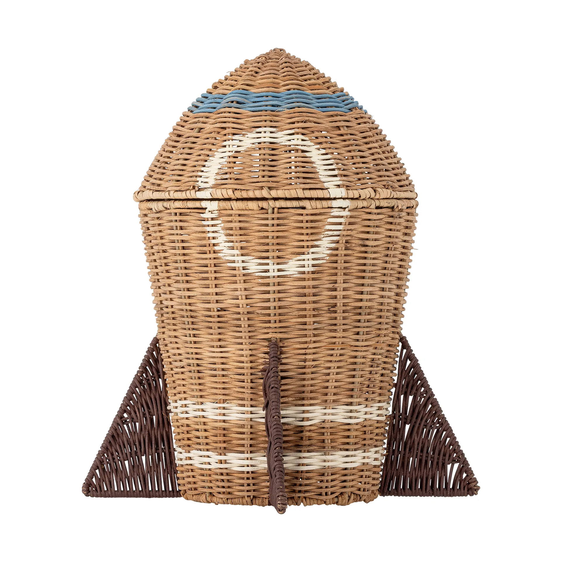 Panier Space en rotin avec couvercle 31x35 cm, Naturel Bloomingville