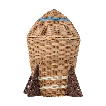 Panier Space en rotin avec couvercle 31x35 cm - Naturel - Bloomingville