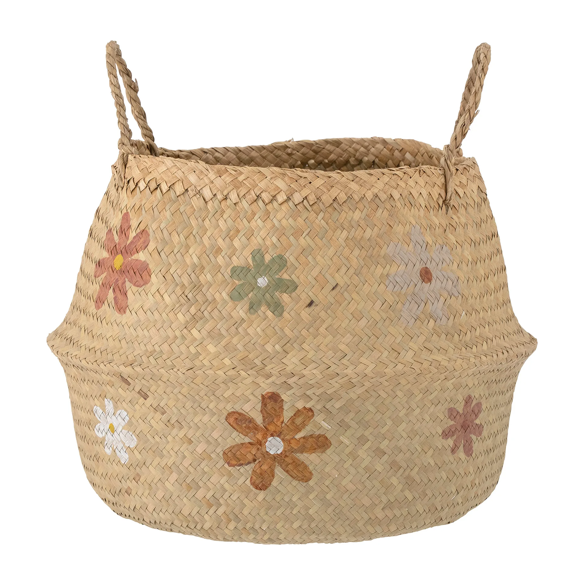 Panier Tenne Ø35 cm, Fleurs Bloomingville