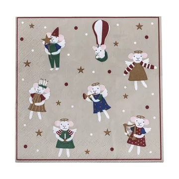 Peo serviette en papier - Multicolore, 33x33 cm - Bloomingville