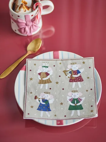 Peo serviette en papier - Multicolore, 33x33 cm - Bloomingville