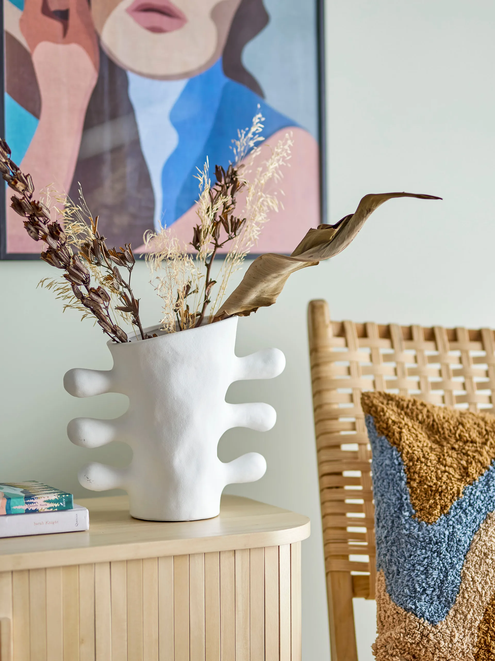 Pernilla vase 26 cm, Blanc Bloomingville