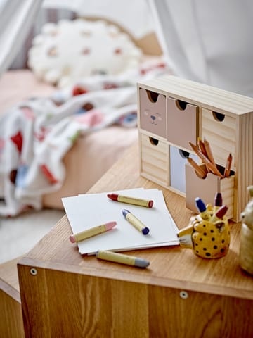 Petite bibliothèque Calle 6 tiroirs 27x18 cm - Naturel - Bloomingville