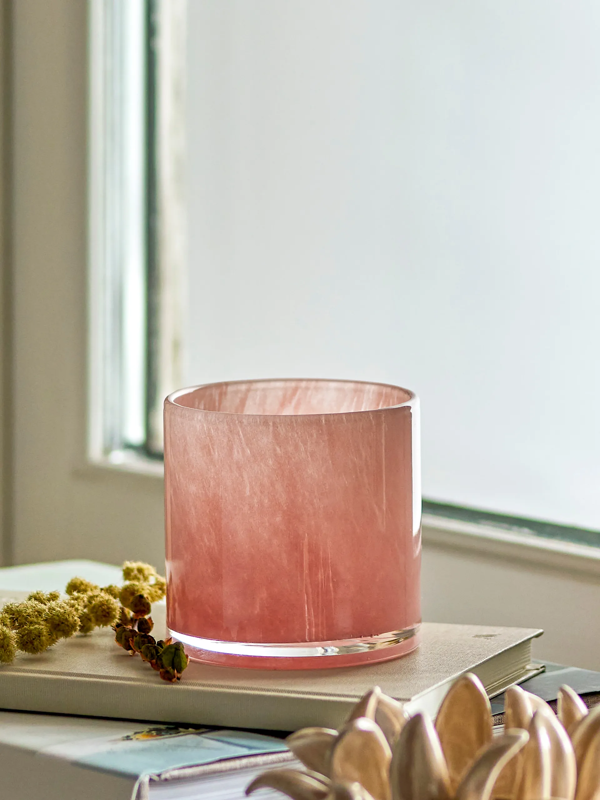 Photophore Sakkara Ø8x8 cm, Rose Bloomingville