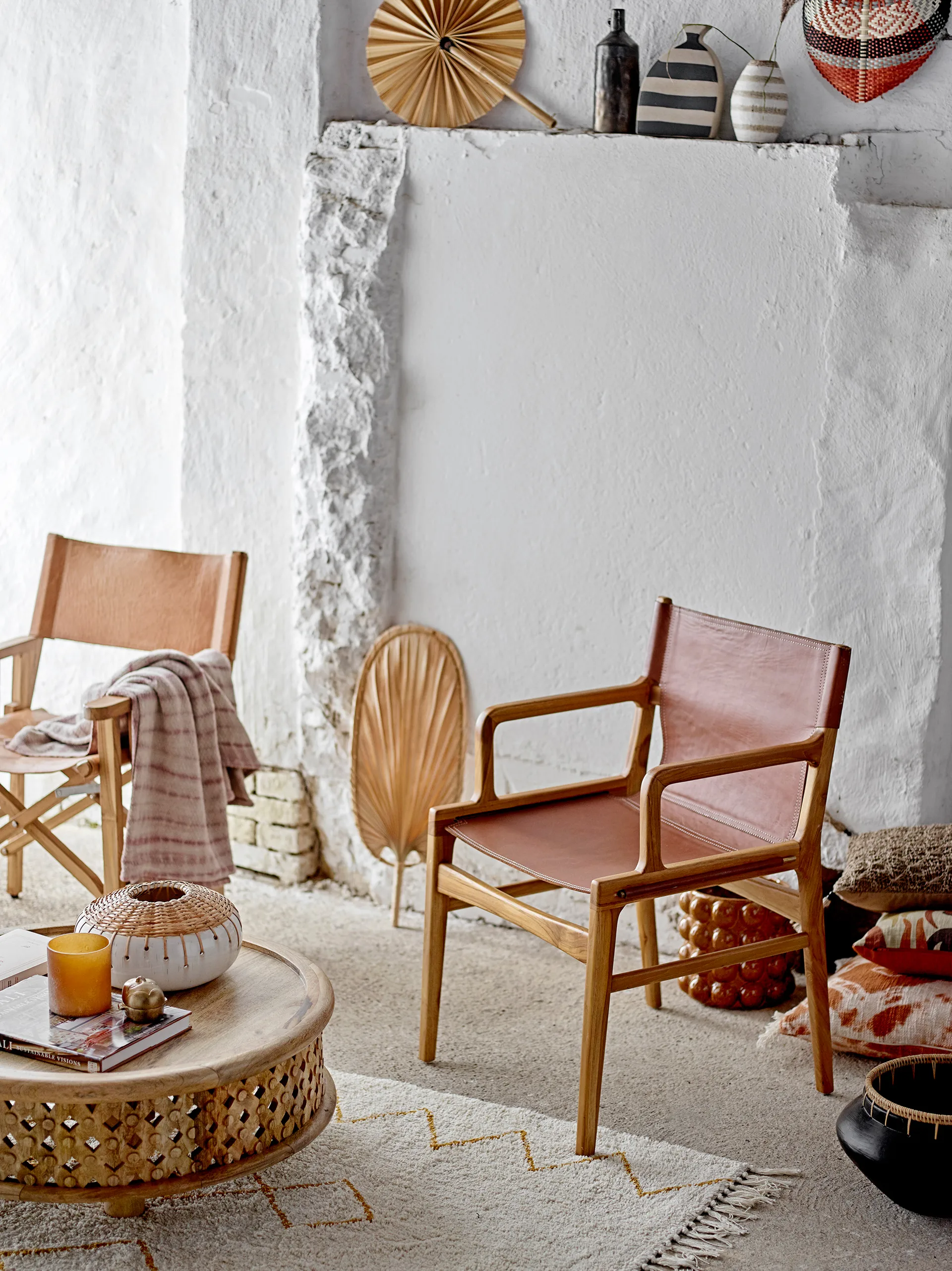 Photophore/Vase Macha Ø10 cm, Marron Bloomingville