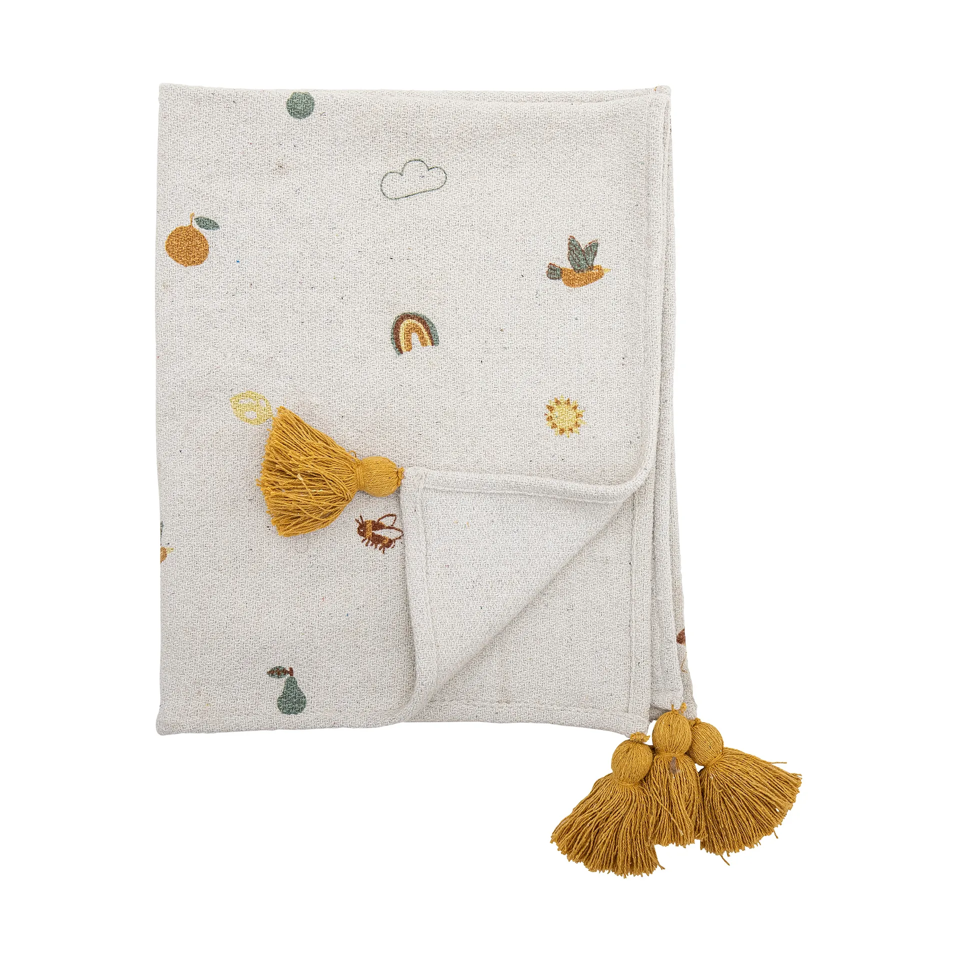 Plaid Agnes 80x100 cm, Nature Bloomingville