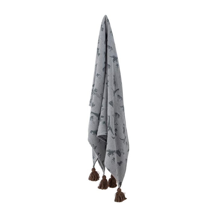 Plaid Bongo 130x160 cm, Bleu Bloomingville