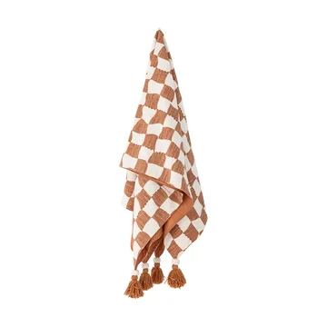 Plaid en coton Chola 150x130 cm - Marron - Bloomingville