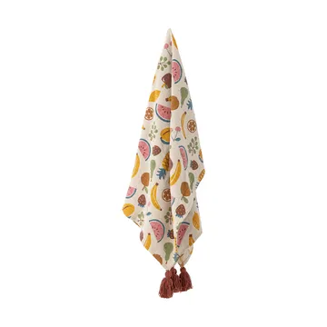 Plaid en coton Fruitta 160x130 cm - Jaune - Bloomingville