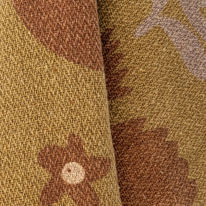 Plaid en coton Lark 130x160 cm - Jaune - Bloomingville