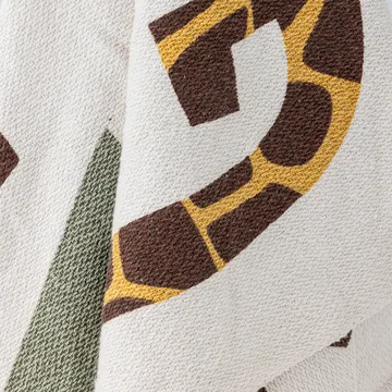 Plaid en coton Memmo 160x130 cm - Naturel - Bloomingville