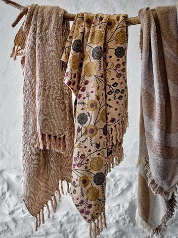 Plaid en coton Salobre 160x130 cm - Marron - Bloomingville