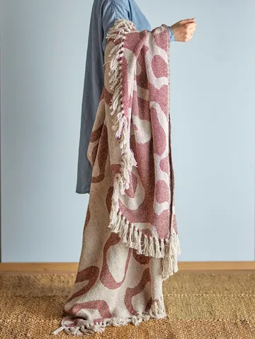 Plaid en coton Salobre 160x130 cm - Marron - Bloomingville