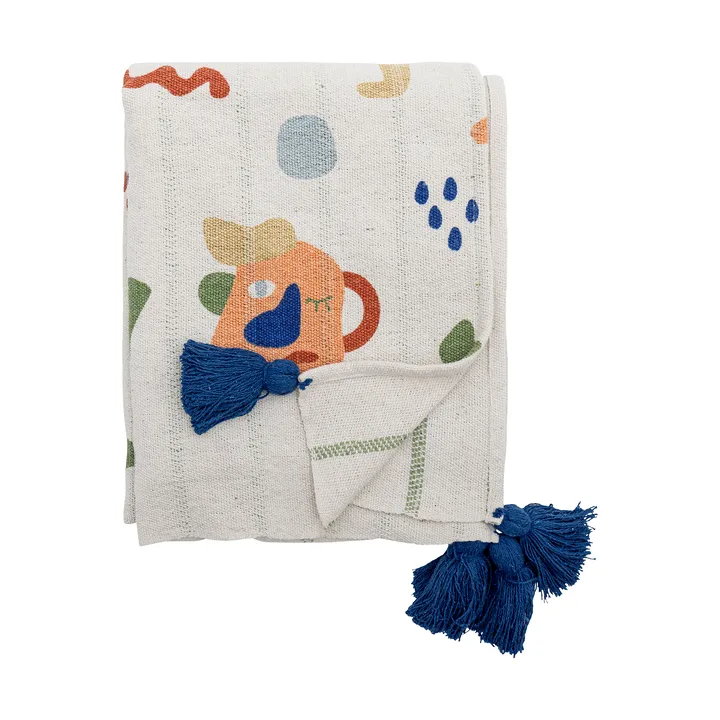 Plaid en coton Sylvie 160x130 cm - Naturel - Bloomingville