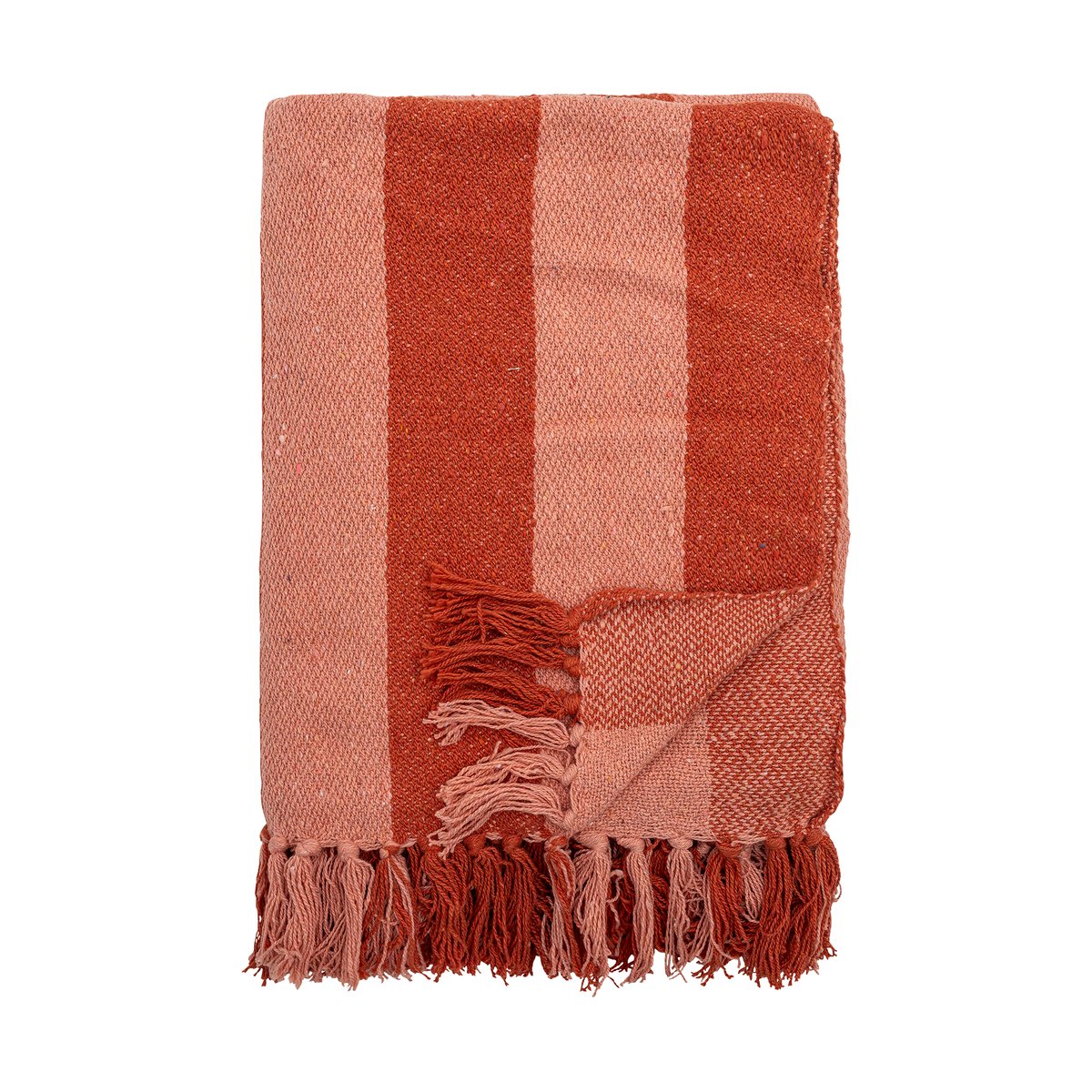 Bloomingville Plaid Frello 130x160 cm Orange | Design Scandinave | Plaids & couvertures en laine | Orange