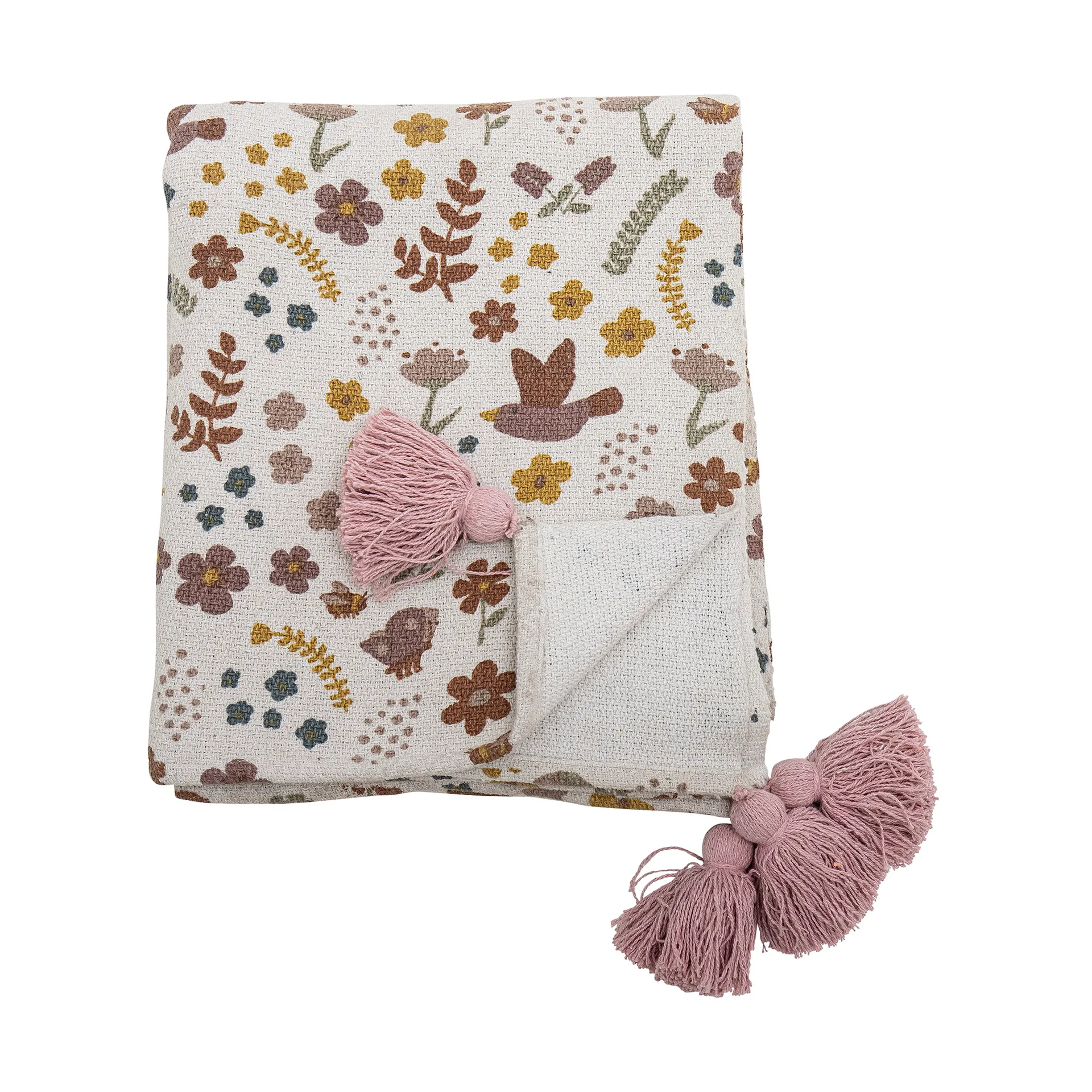 Plaid Kristine 130x160 cm, Nature Bloomingville