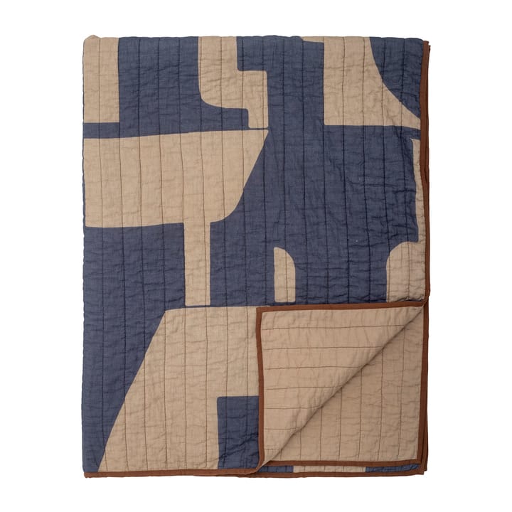 Plaid Roosi 130x150 cm, Bleu Bloomingville