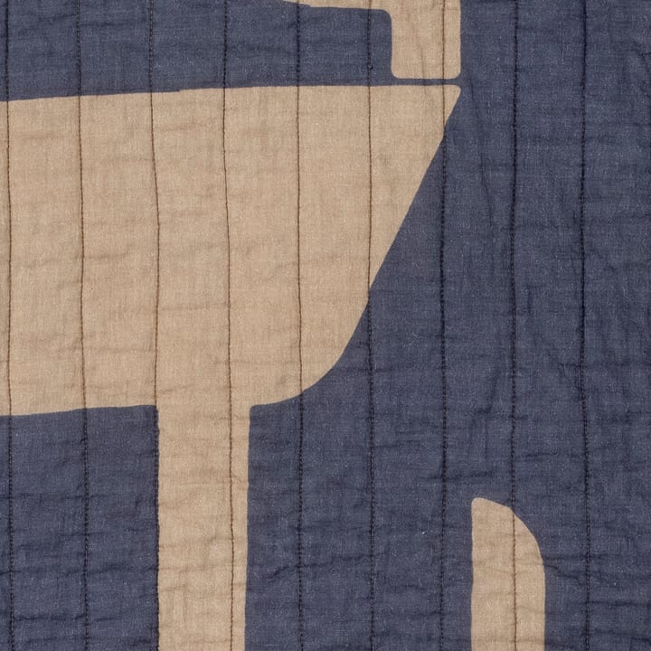 Plaid Roosi 130x150 cm, Bleu Bloomingville