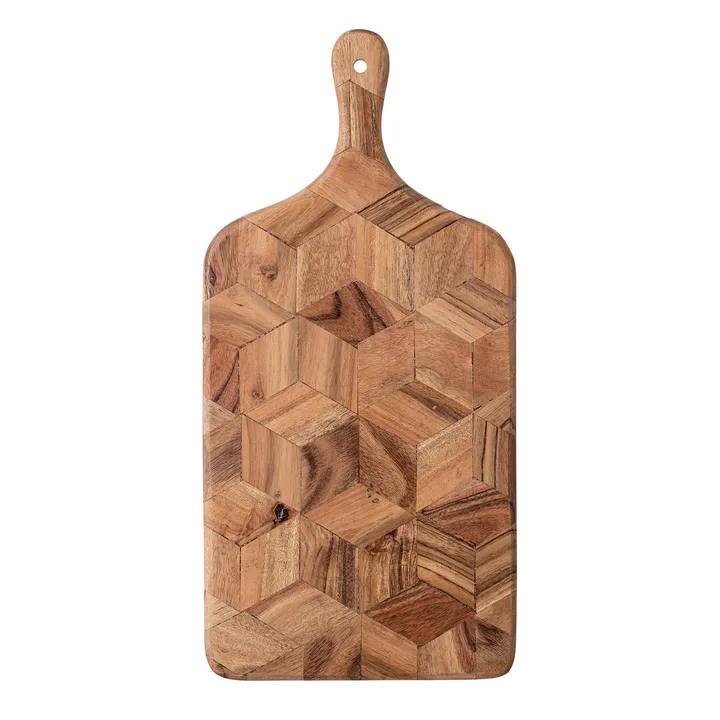 Planche à Découper En Bois D'acacia Avec Poignée - Pour Fromage, Plateau - Neuf - Samhita