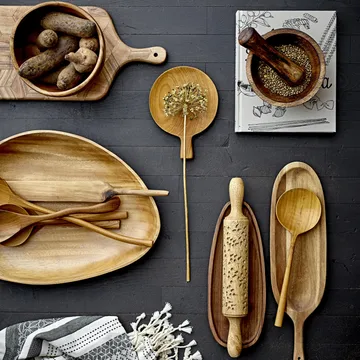 Planche à découper avec poignée acacia Bloomingville - 19x39,5 cm - Bloomingville