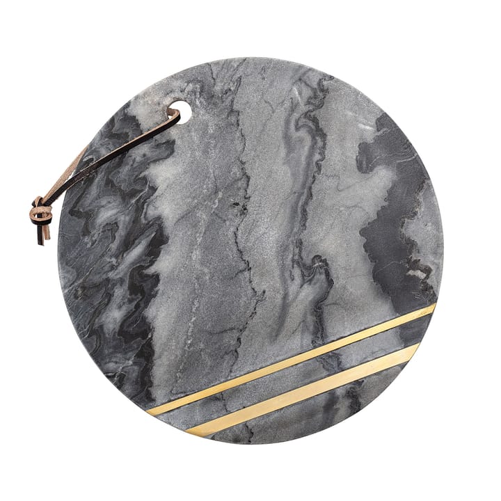 Planche à découper Eluna marbre Ø25,5 cm - Gris - Bloomingville