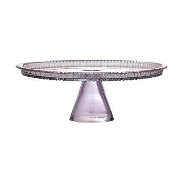 Plat à gâteau à pieds avec couvercle - Multicolore, Ø32 cm - Bloomingville
