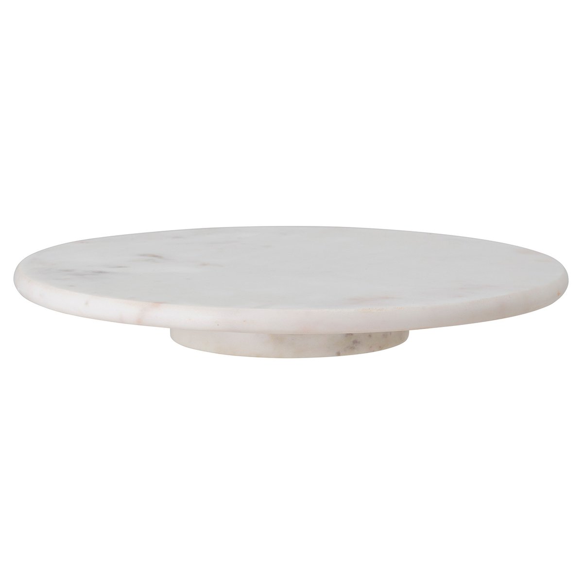 Bloomingville Plat à service Ellin Marbre 35,5 cm Blanc