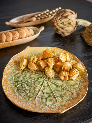 Plat de service Milani Ø30 cm - Vert - Bloomingville