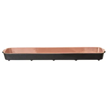 Plat de service Sienna - Orange-noir - Bloomingville