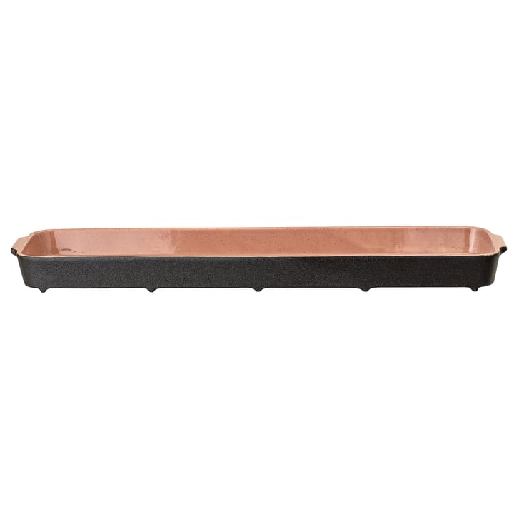Plat de service Sienna, Orange-noir Bloomingville