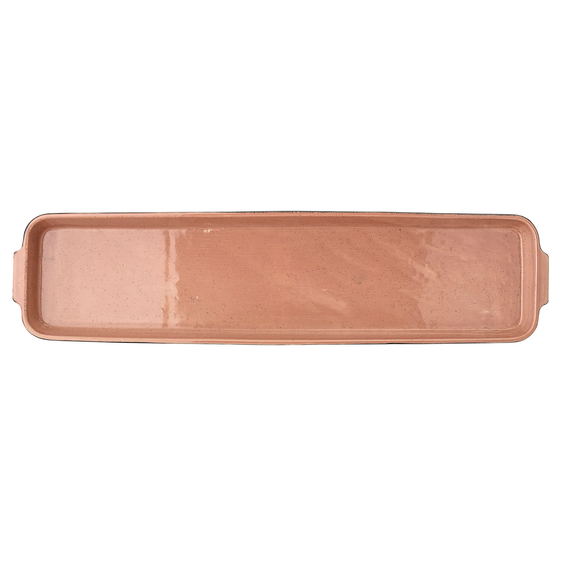 Plat de service Sienna, Orange-noir Bloomingville