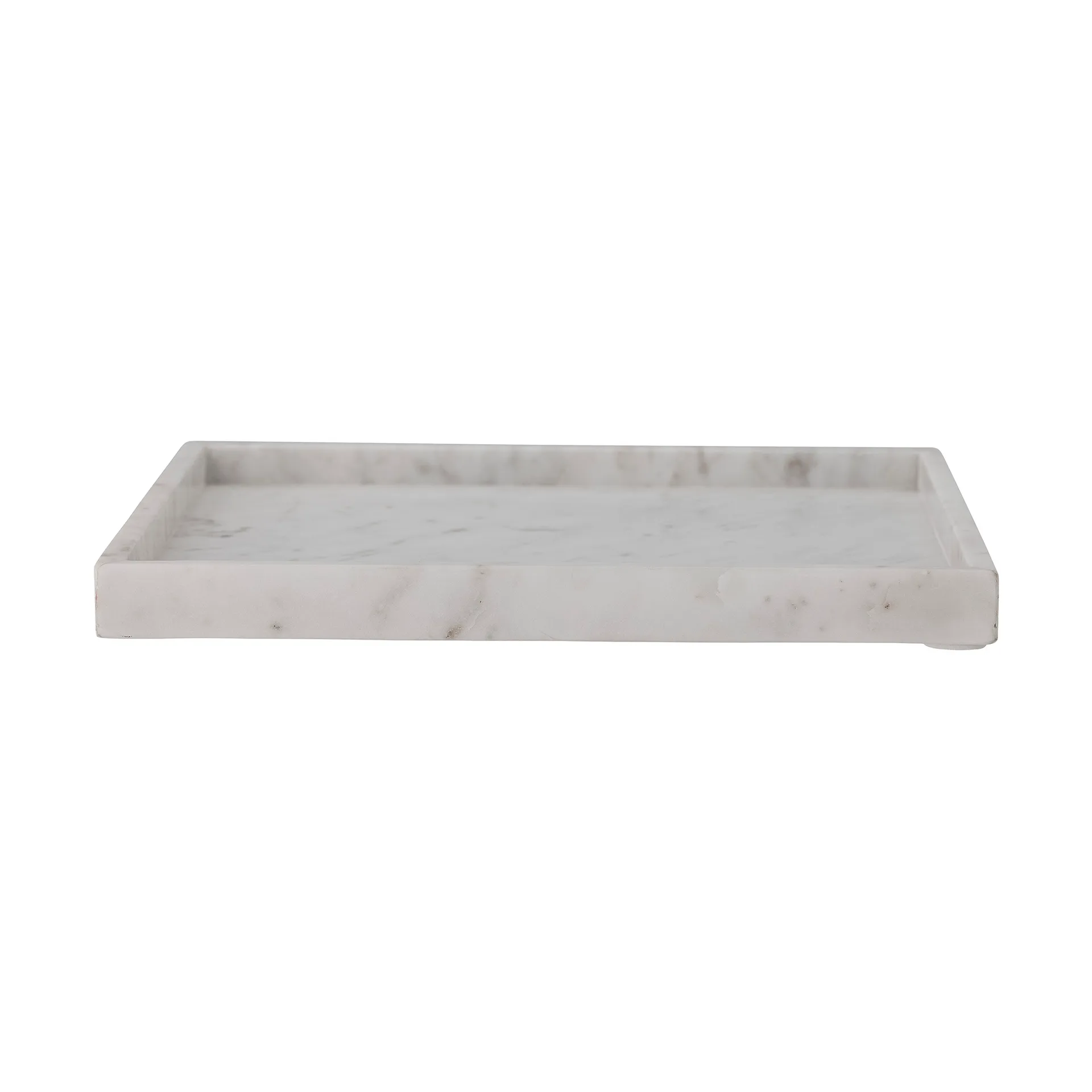 Plateau de décoration Majsa 35x35 cm, White marble Bloomingville